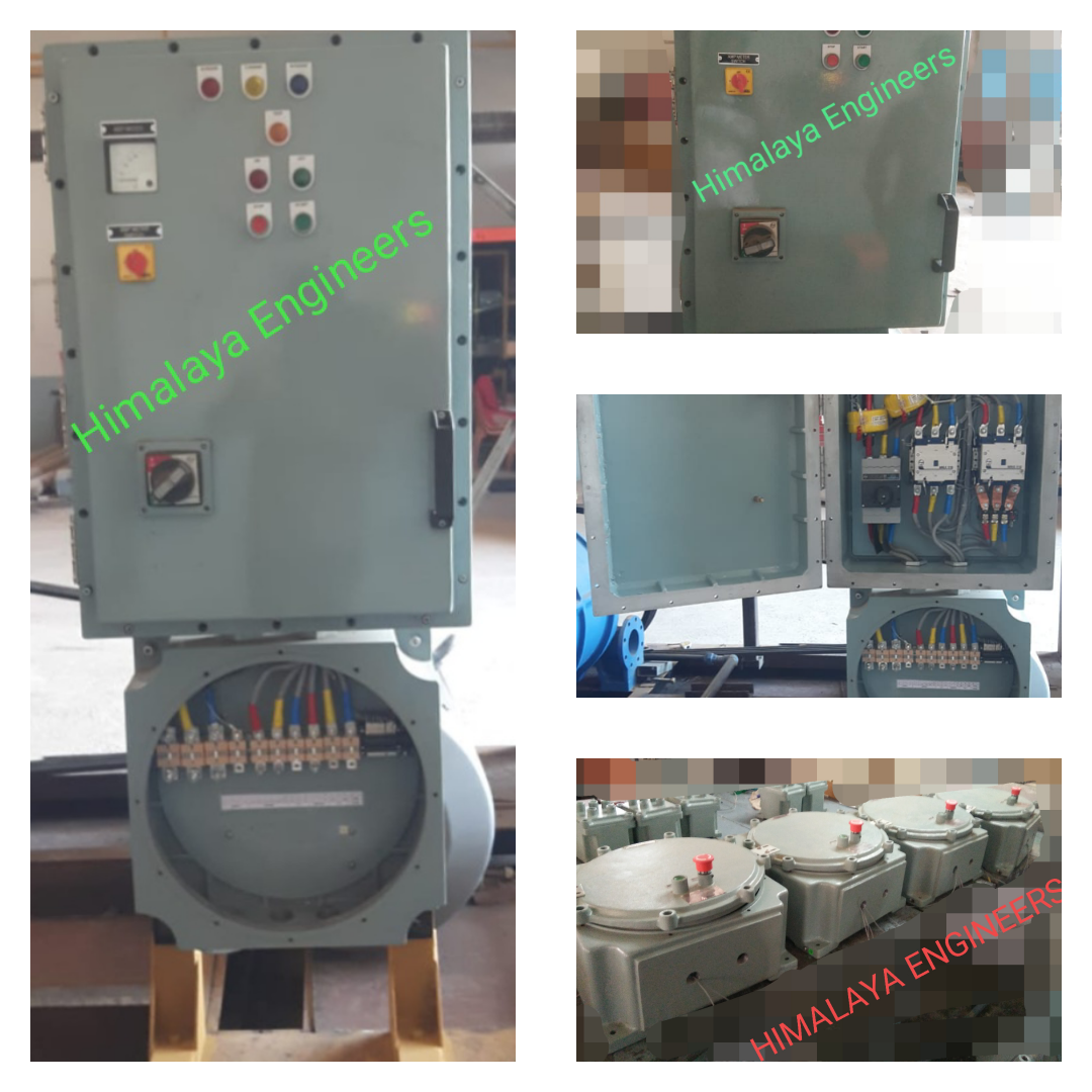 Flameproof Dol Starter Cover Material: Mild Steel