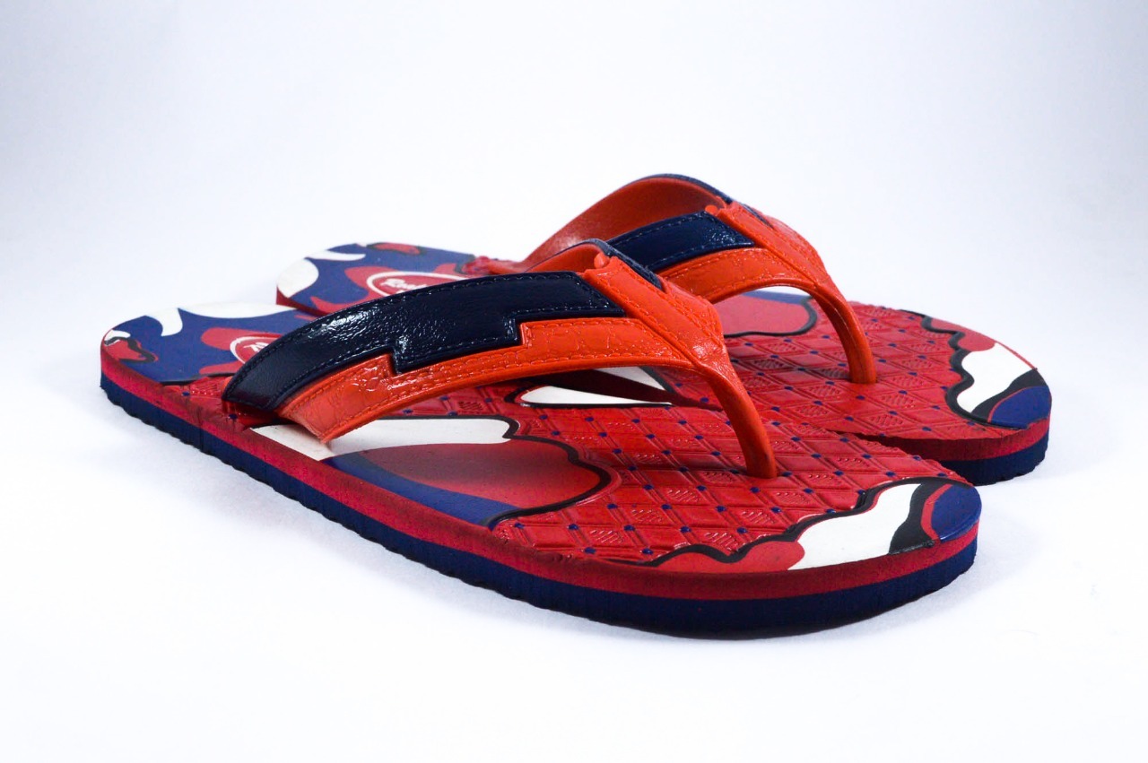 Imboze Slippers - Rubber, Sizes 6 To 9 | Orange, Red, Royal Blue, Stylish For All Seasons, Comfortable Pvc Upper