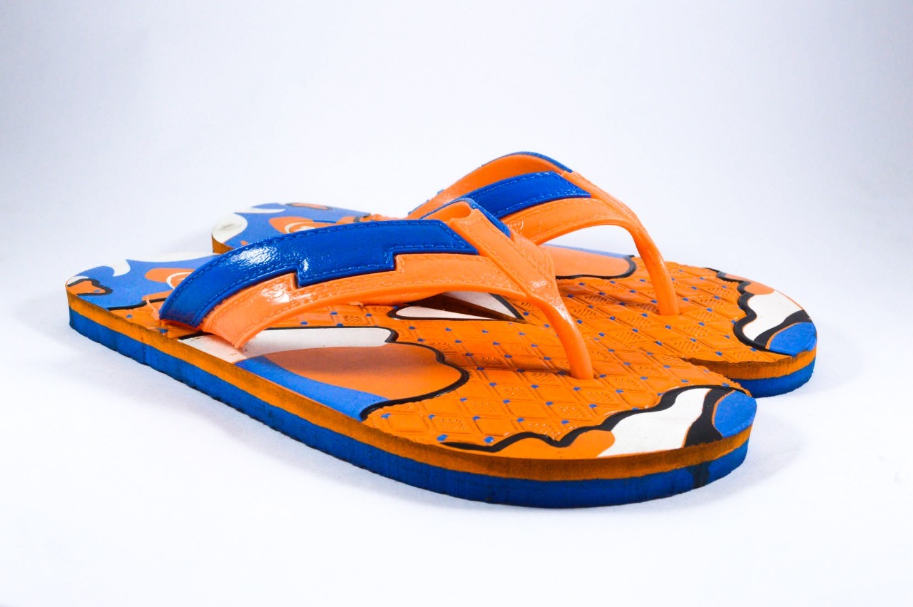 Imboze Slippers - Rubber, Sizes 6 To 9 | Orange, Red, Royal Blue, Stylish For All Seasons, Comfortable Pvc Upper