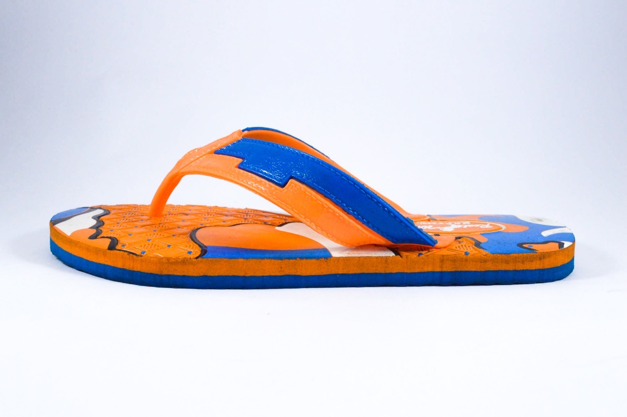 Imboze Slippers - Rubber, Sizes 6 To 9 | Orange, Red, Royal Blue, Stylish For All Seasons, Comfortable Pvc Upper