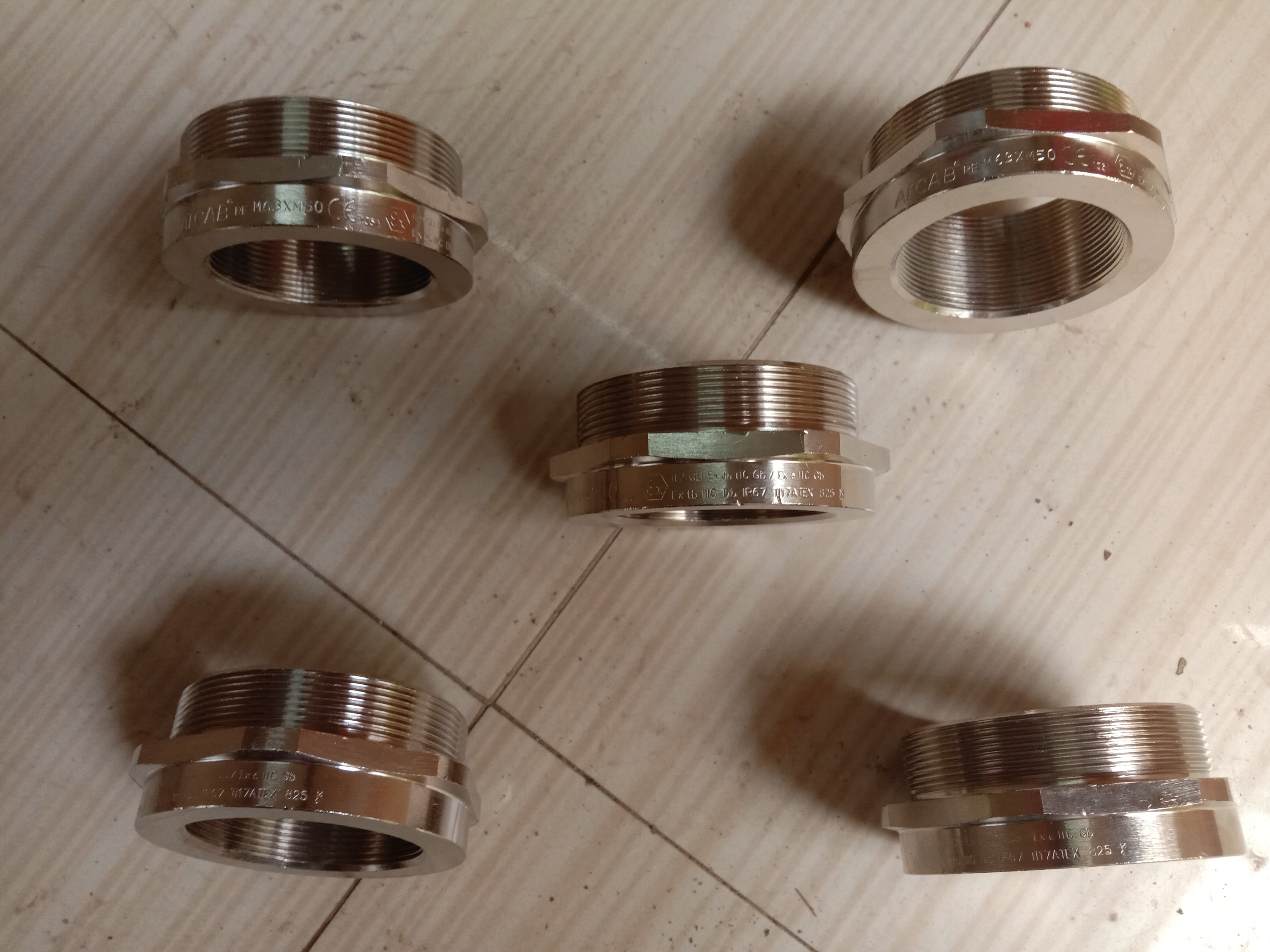Flameproof Cable Glands - Frequency (Mhz): 50 Hertz (Hz)