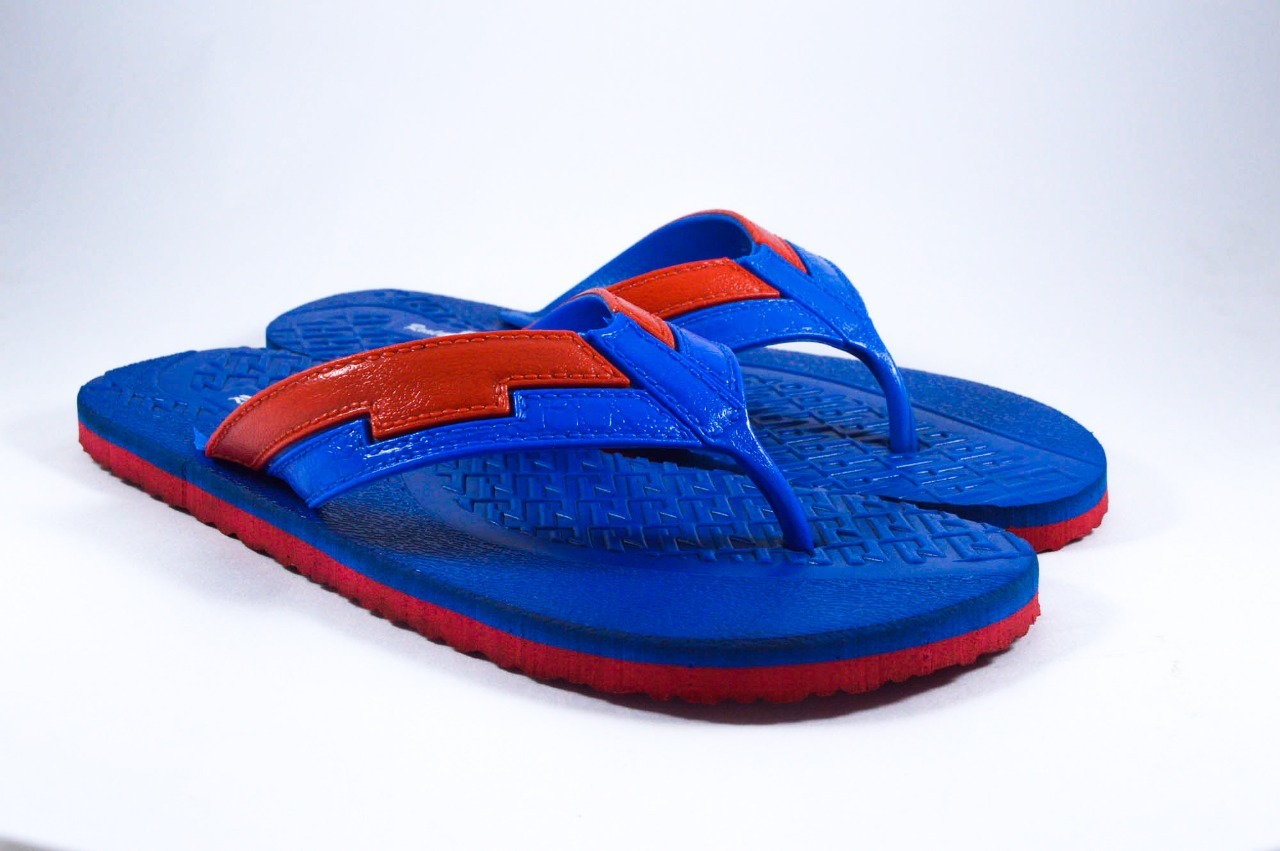 Rubber Comfortable Anti-slip Slippers - Color: Red