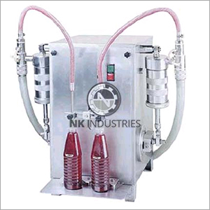 Silver Semi-Automatic Tabletop Volumetric Liquid Filling Machine