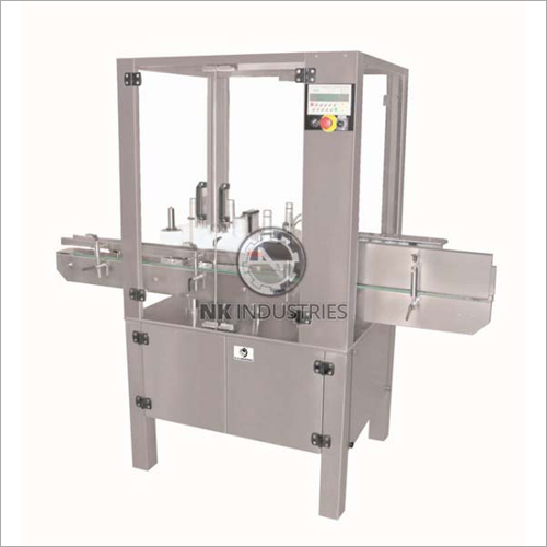Silver Automatic High Speed Vertical Self Adhesive Sticker Labeling Machine
