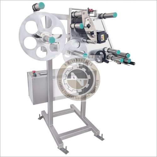 Silver Standalone Sticker Labeling Machine