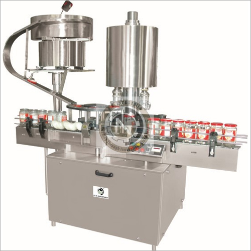 Silver Automatic Multi Head Rotary Lug Capping Machine