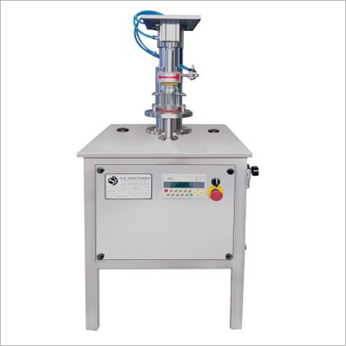Silver Semi-Automatic Lug Capping Machine