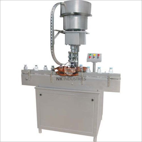Automatic Single Head Vial Capping Machine - Stainless Steel, 635x1700 mm, Up to 60 Vials/Min Capacity, 230V Power | Durable, Rust Proof, Energy Efficient Design