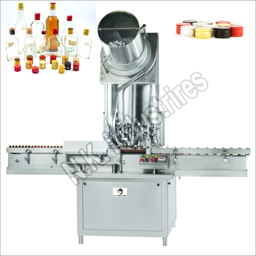 Silver Automatic Rotary Ropp Cap Sealing Machine