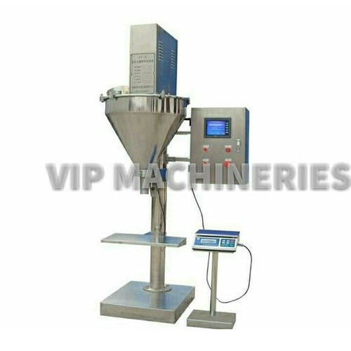 Semi Automatic Powder Filling Machine - 300 kg Capacity, 440V Electric Power | Heavy Duty, Highly Efficient, Less Power Consumable, PLC Control