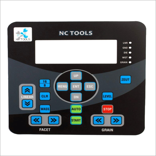 Graphic Overlay For FPC Membrane Keypad - LEXAN PC Film, Autotype Coated Polyester, Customized Dimensions, Multicolor | Rear Adhesive, Embossed Features, For Electronic Panels, CNC Machinery