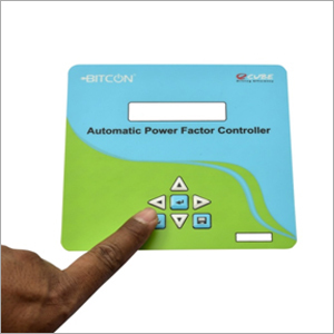 Graphic Overlay Front Sticker - Custom Shape, Rear Adhesive | Ideal For Power Factor Controllers, Electronic Panels, Cnc Machinery, Energy Meters, Customized Colors And Styles