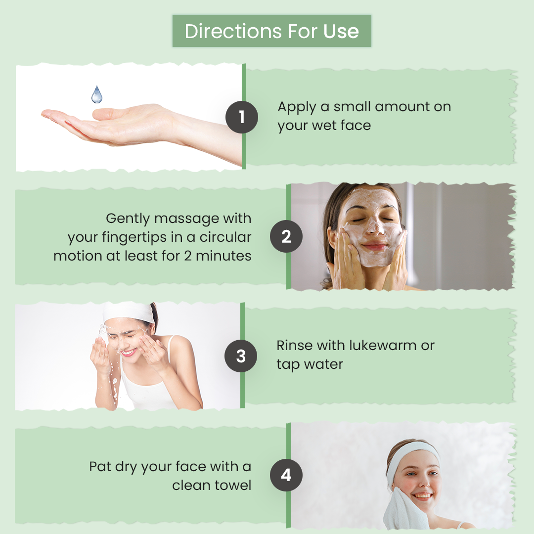 Herbal Care Soothing Skin Facewash With Tea Tree Oil & Mulberry Extract - 100ml Age Group: Unisex