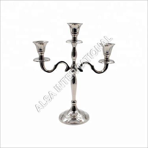 पीतल का फर्श धातु कैंडेलबरा