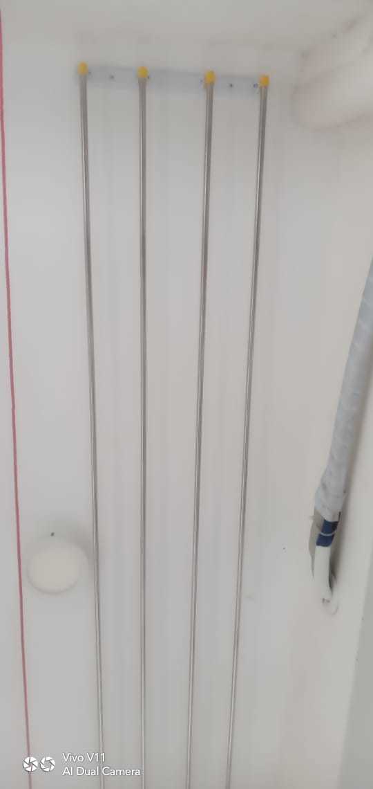 Silver Ceiling Cloth Drying Hanger In Pothanur