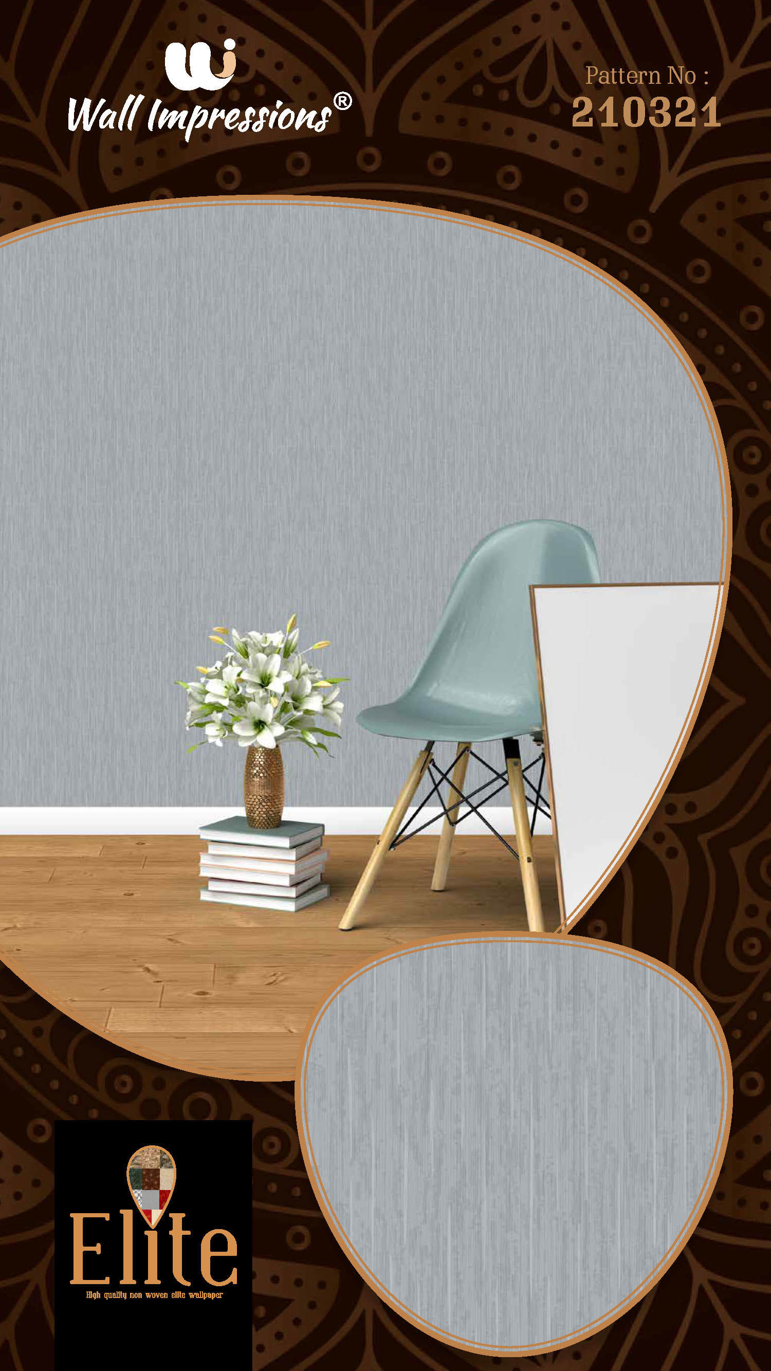 Non Woven Wallpaper - Eco-friendly, Non-toxic Material | Stylish Design, Easy To Clean, Safe Ambience