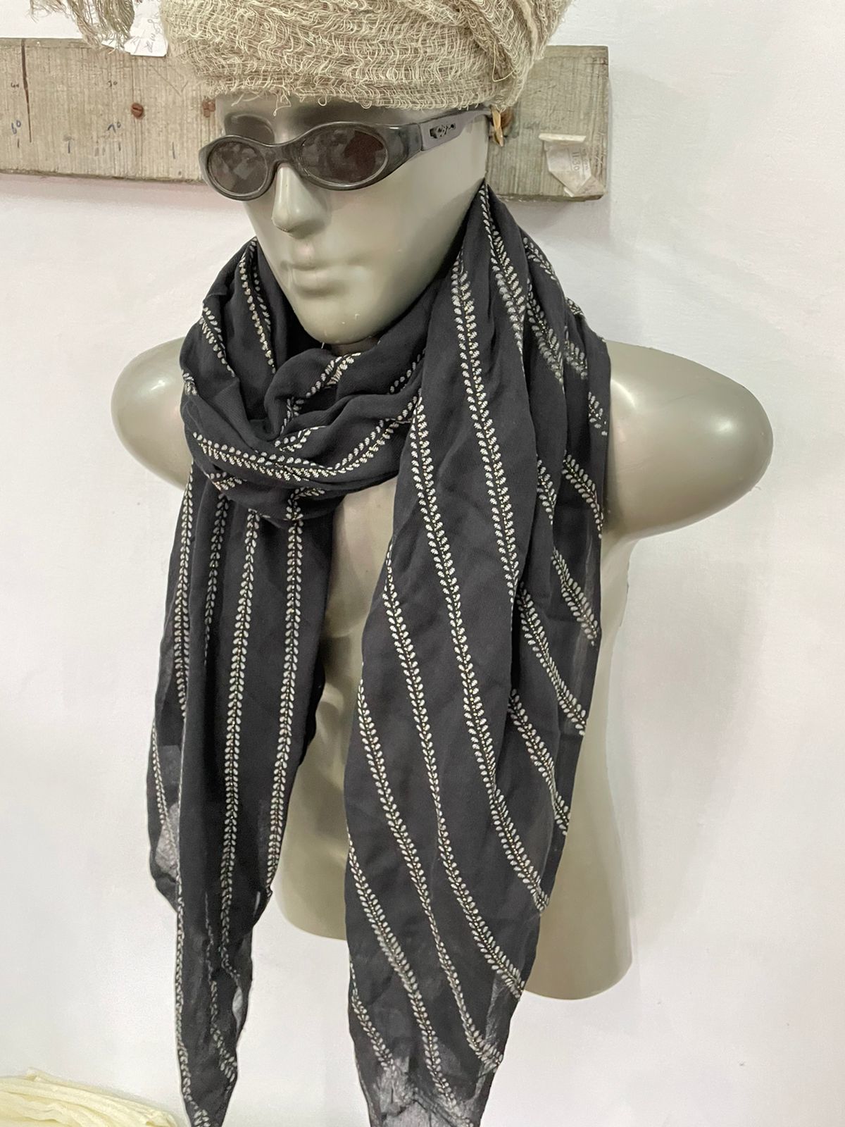 Cotton Dyed Rubber Printed Stole For Women
