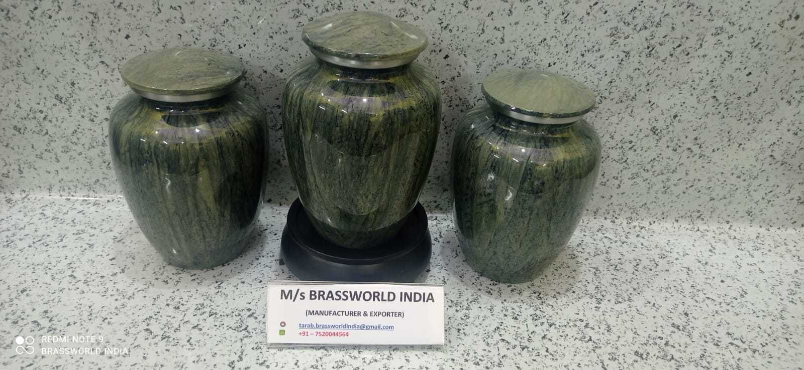 Marble Finish High Quality Aluminium Urn Manufacturer