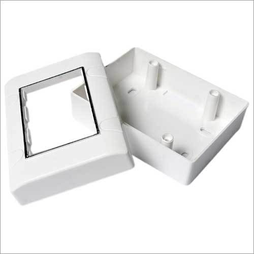 3 Modular Gang Box - 20 Pieces, 220 Volt Rated, White & Black Color | Designed for Electrical Industries with 1 Year Warranty