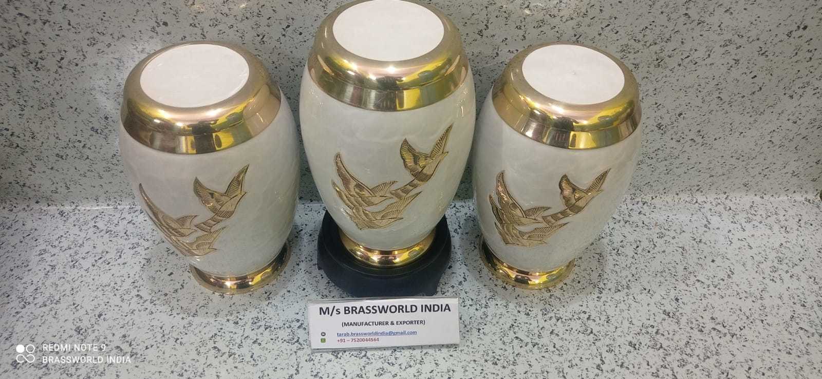 New Brass Cremation Urn Manufacturer From India