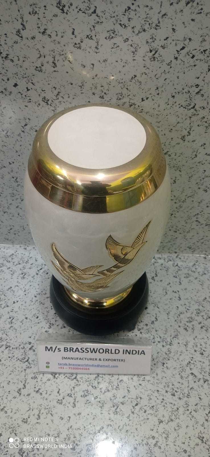 New Brass Cremation Urn Manufacturer From India