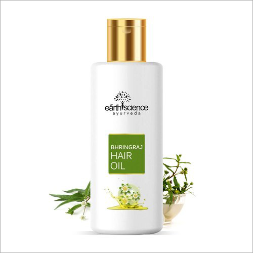 Earth Science Ayurveda Bhringraj Hair Oil - 150ml Volume, Anti-Dandruff & Hair Growth Booster, Reduces Hair Fall, 36 Months Shelf Life