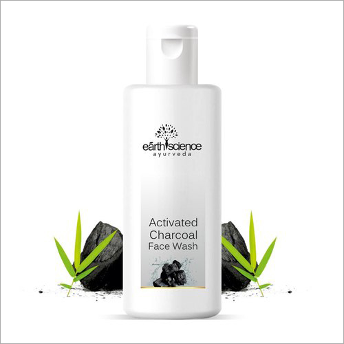 Activated Charcoal Face Wash - 100% Natural Herbal Extracts | No Side Effects, Safe for Normal Skin, Store in Dry Place