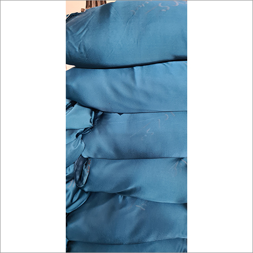 Blue Satin Plain Fabric