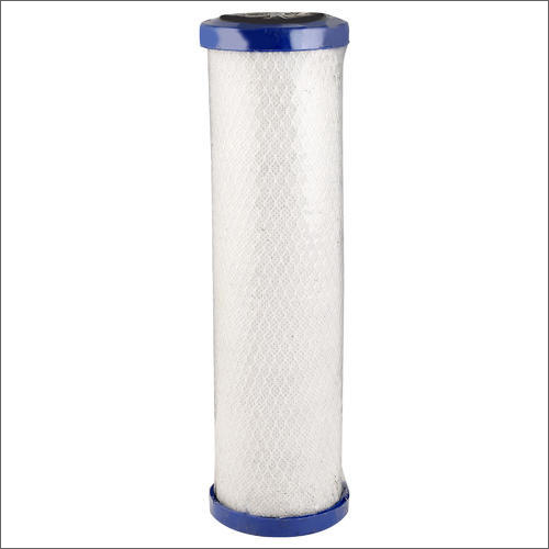 CTO RO Filter - Plastic Material, White Color | RO Filter, 5 Micron Purifying Function for Air and Water Filtration