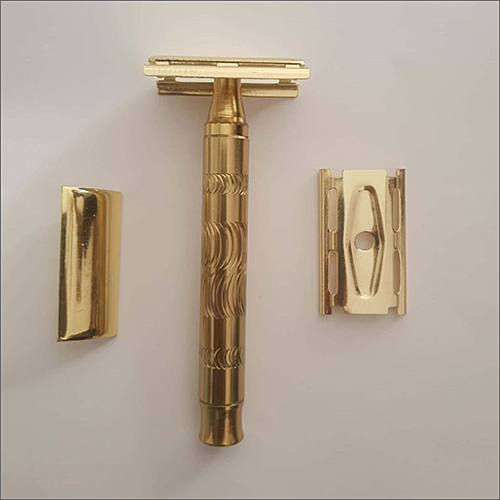 सॉलिड ब्रास शेविंग रेजर
