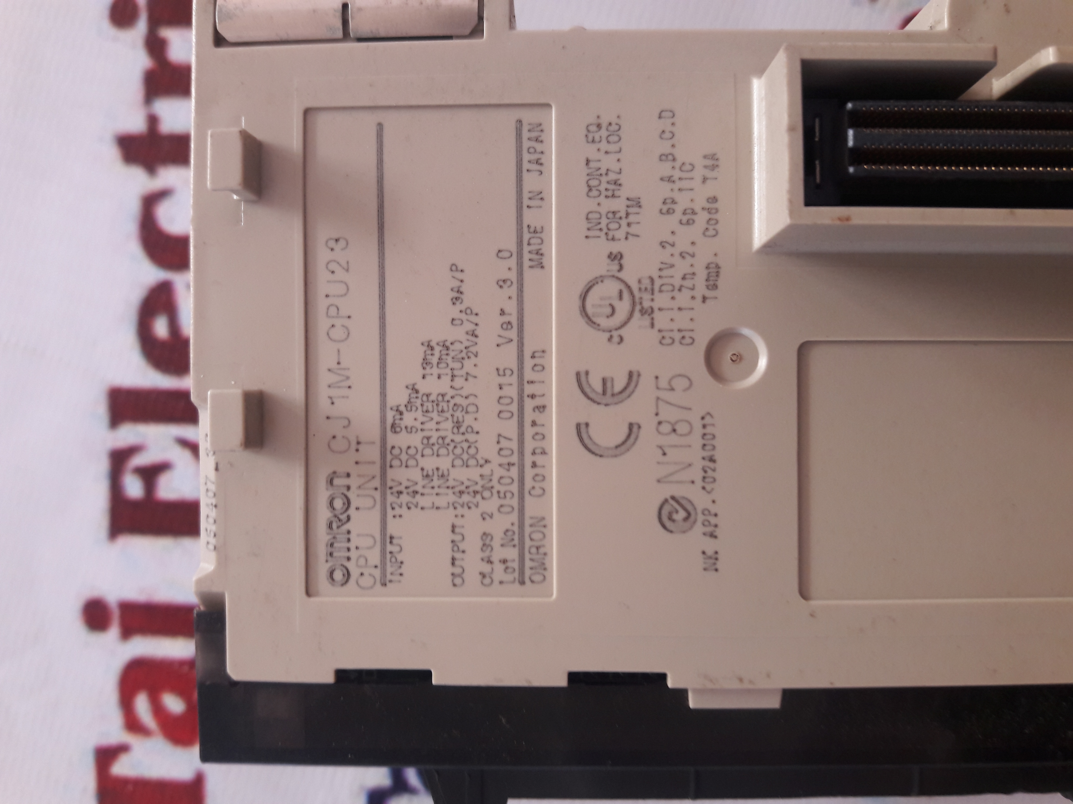 Omron Cj1m-cpu23