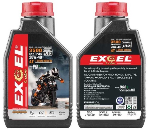 Bike Engine Oil 4T - Ash %: 6.0