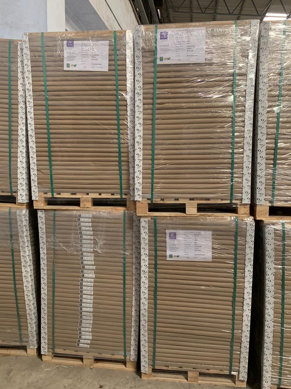 Mixed Pulp Paper Sheets - 180-400 Gsm, Moisture Proof, White Coated Duplex Board For Offset Printing