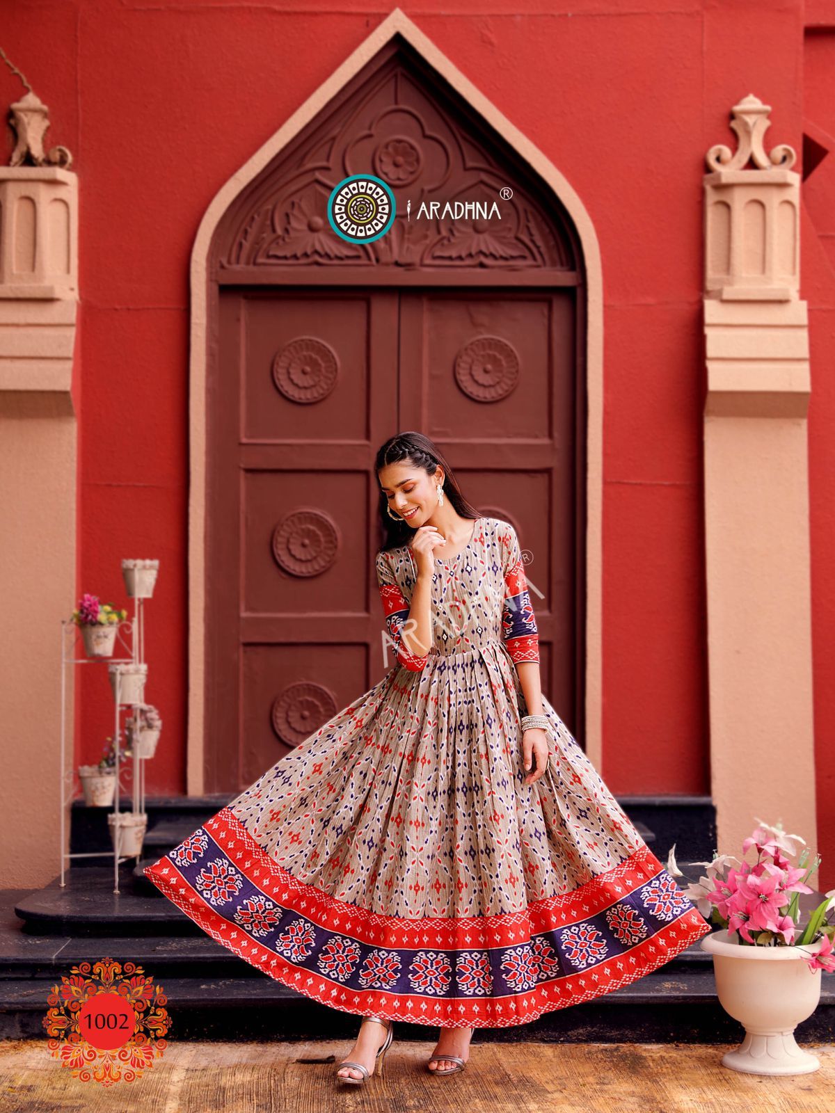 Ikat Vol 1 - Heavy Cotton Kurti Catalog Set | 12 Unique Designs, Multiple Sizes From S To 4xl, Washable, Printed Pattern For Ladies
