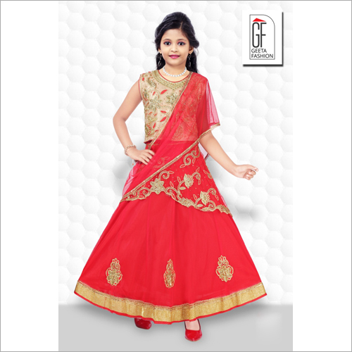 Washable Girls Designer Lehenga