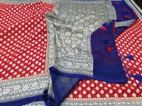 बनारसी जॉर्जेट साड़ी