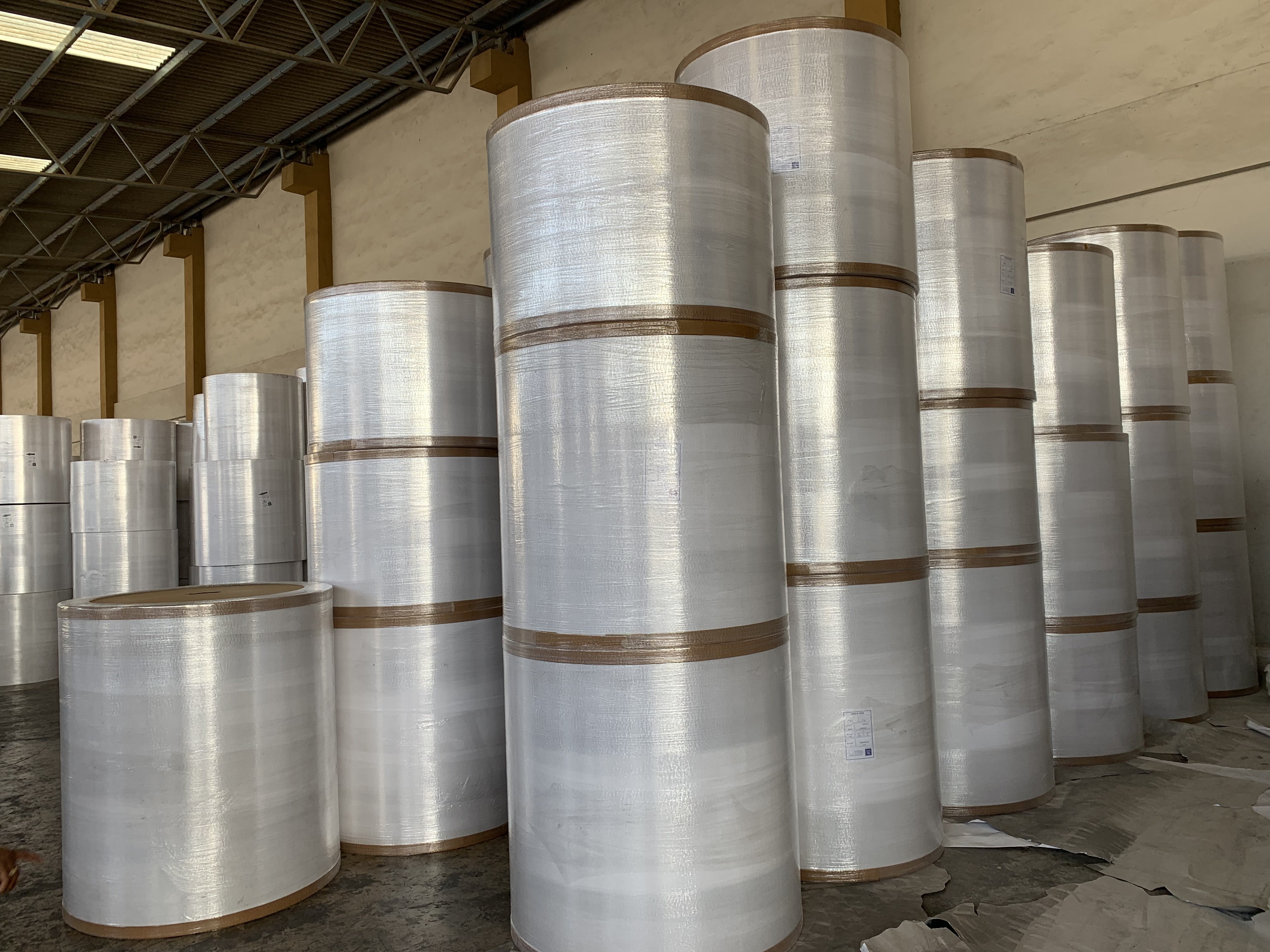 White Breakless Paper Reels