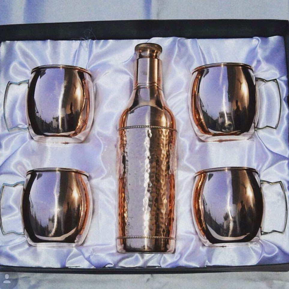 Copper Bottle Capacity: 950 Milliliter (Ml)