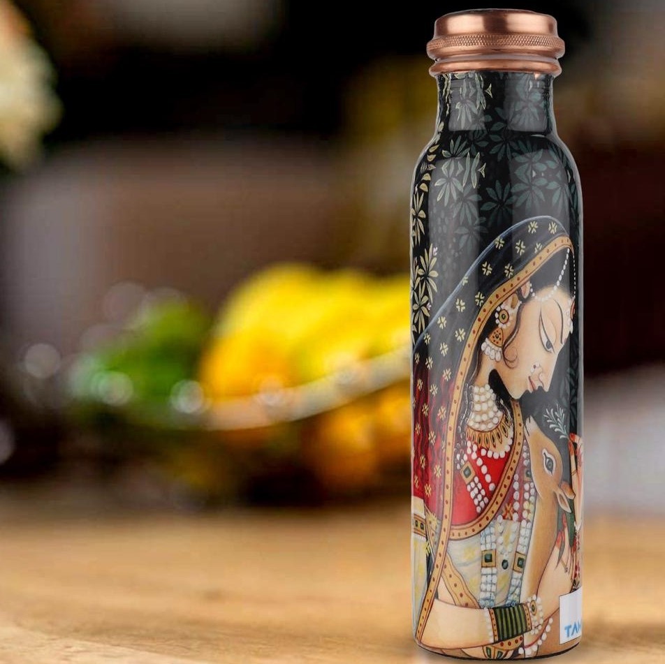 Copper Bottle Capacity: 950 Milliliter (Ml)