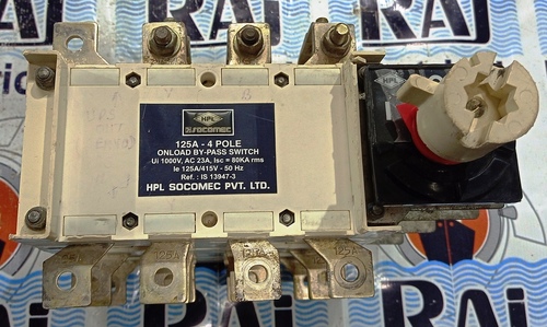 Hpl Socomec 125A Changeover Switch