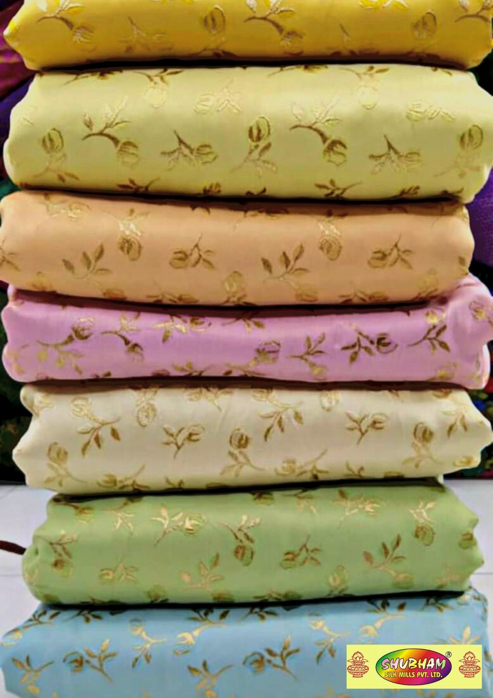 Sherwani Brocade Fabric - 100 Cm Length, 58 Inch Width | Washable Jacquard, Available In All Light Colors For Wedding Wear