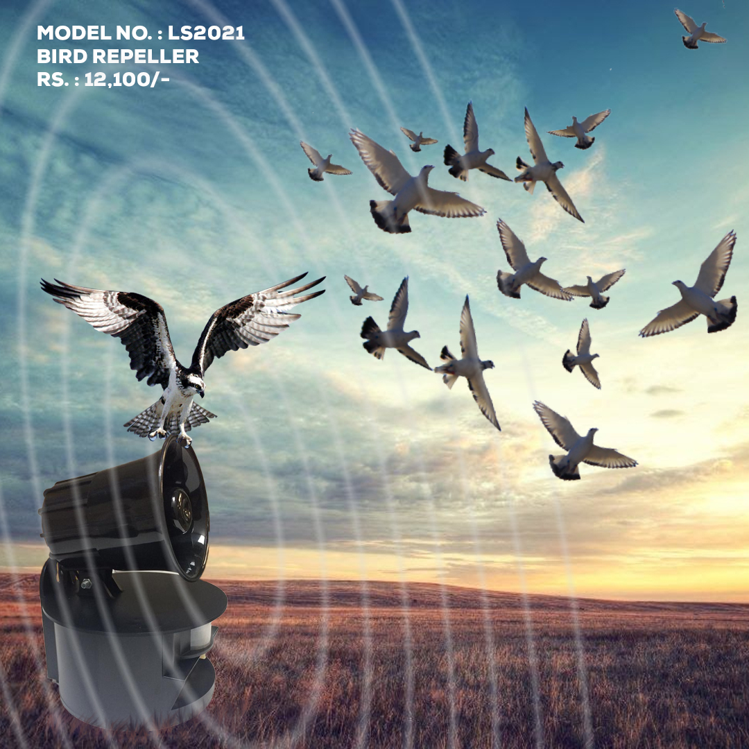 Ls-2021 | Bird And Pigeon Repeller| Cover Up To 1000 Sq. Ft.
