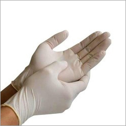 Latex Examination Gloves - Blue, Medical Glove Type, Plain Pattern, Intended for Medical Use