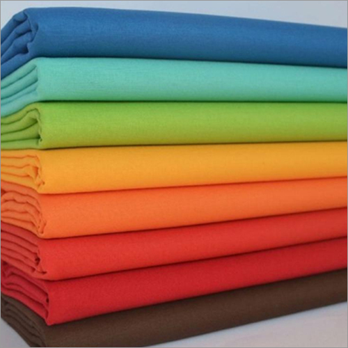 विभिन्न रंगों में रंगे हुए पॉप्लिन कपड़े में उपलब्ध