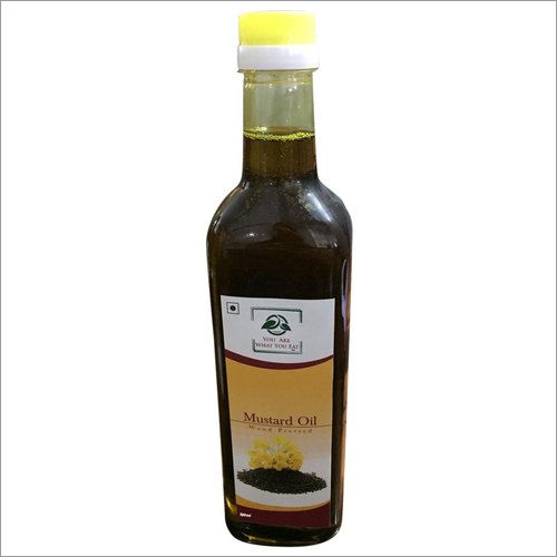 Organic 500Ml Wood Pressed Mustard Oil