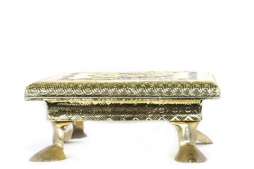 Pooja Chowki Bajot With Metal Stand