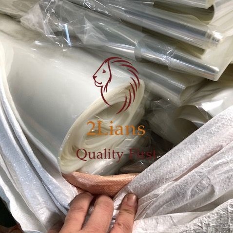 पॉलीइथिलीन टेरेफ्थेलेट पेट फिल्म रोल कटिंग नेचुरल प्लास्टिक स्क्रैप