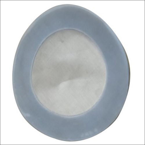 50mm Dutch SS304 Wire Mesh Filter Disc - 400mm Round, Silicone Rubber Binding for Enhanced Durability