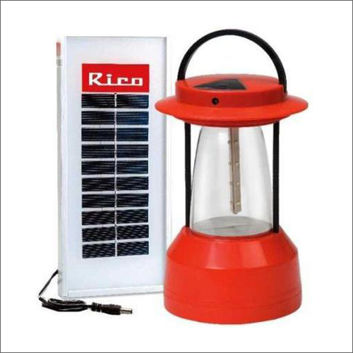 Solar Lantern - Red Color, Manual Switch | 1 Year Warranty For Reliable Outdoor Lighting