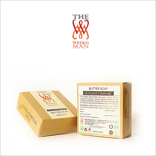 100% Safe Activated Charcoal Butter Soap